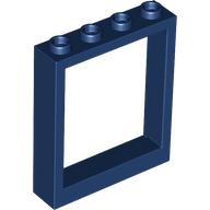 Lego Door Frame 1 x 4 x 4, no Holes / Dark Blue