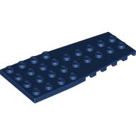 Lego Wedge Plate 4 x 9 with Stud Notches / Dark Blue
