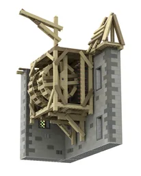 Medieval crane (used as tea cooker)