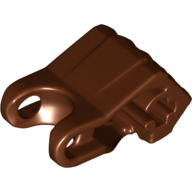 Lego Large Figure Hand, Fist with Axle Hole, 4 Fingers / Reddish Brown
