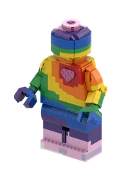 Up-Scaled LEGO Minifigure - Gobstopper Love Edition