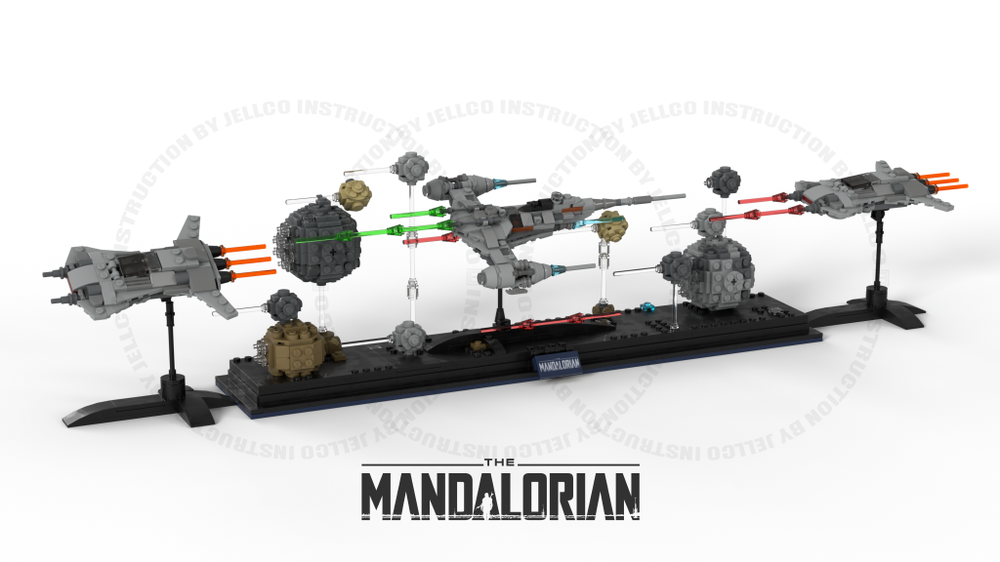 Lego Micro Diorama : Mandalorian Season 3 Episode 1 : PIRATE