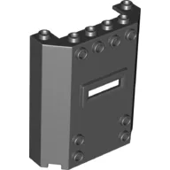 Panel 2 x 6 x 6 with Window Slot / Black