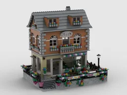 Modulares ländliches Geschäft- und Wohnhaus / Rural business and residential house