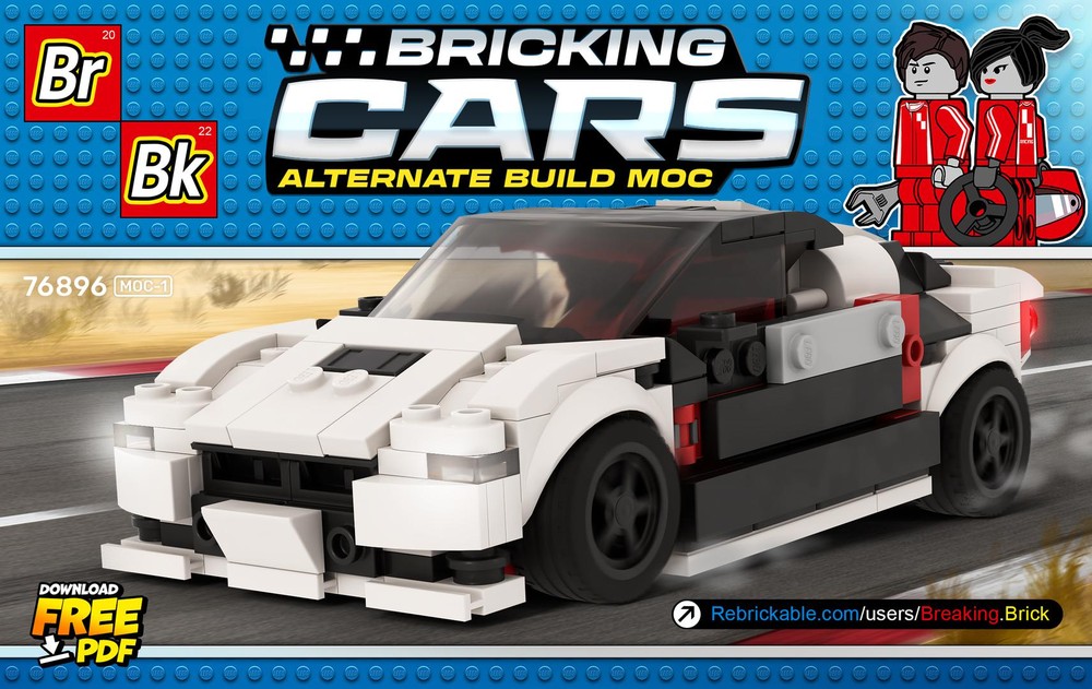 Lego 76896 (ALTERNATE MOC - 1) Sport car
