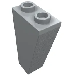 Brick Sloped Inverted 75° 2 x 1 x 3 / Light Bluish Gray