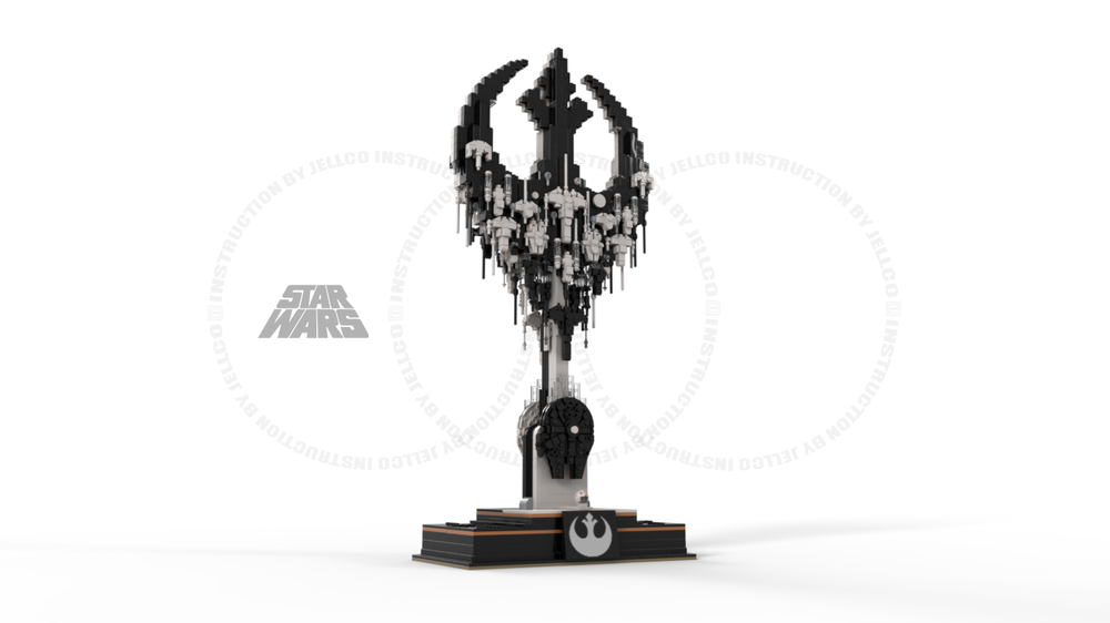 Lego REBEL Alliance Symbol Trophy for Display