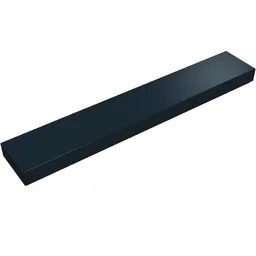Tile 1 x 6 with Groove / Black