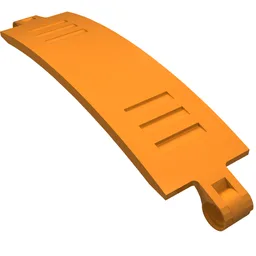 Technic Panel Curved 3 x 13 / Orange