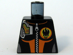 Lego Torso Agents Villain Female Pattern