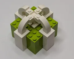 Hollow present with decorative bow