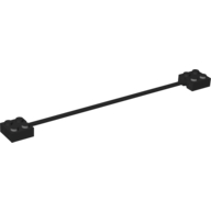 Lego Wire with Brick 2 x 2 x 2/3 Pair, 20L / Black