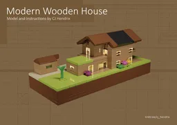 Modern Wooden House
