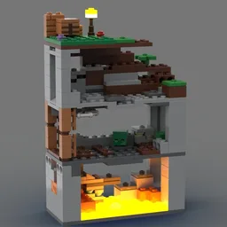 2D Minecraft Cave