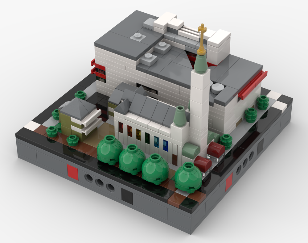 Lego Annunciation Church and Incarnate Word Academy