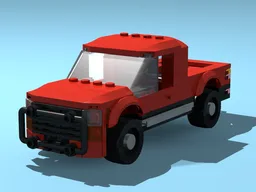 Red Pick-up Truck