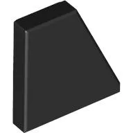 Wedge Tile 2 x 2 Right / Black