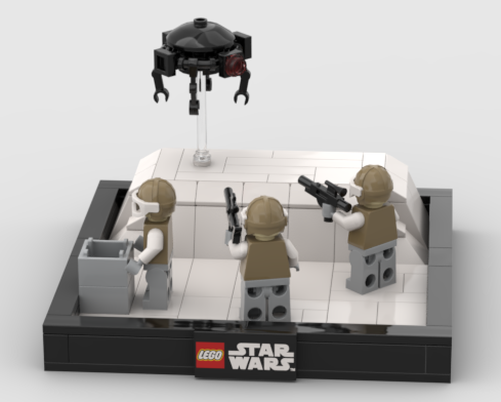 Lego Rebel patrol on Hoth
