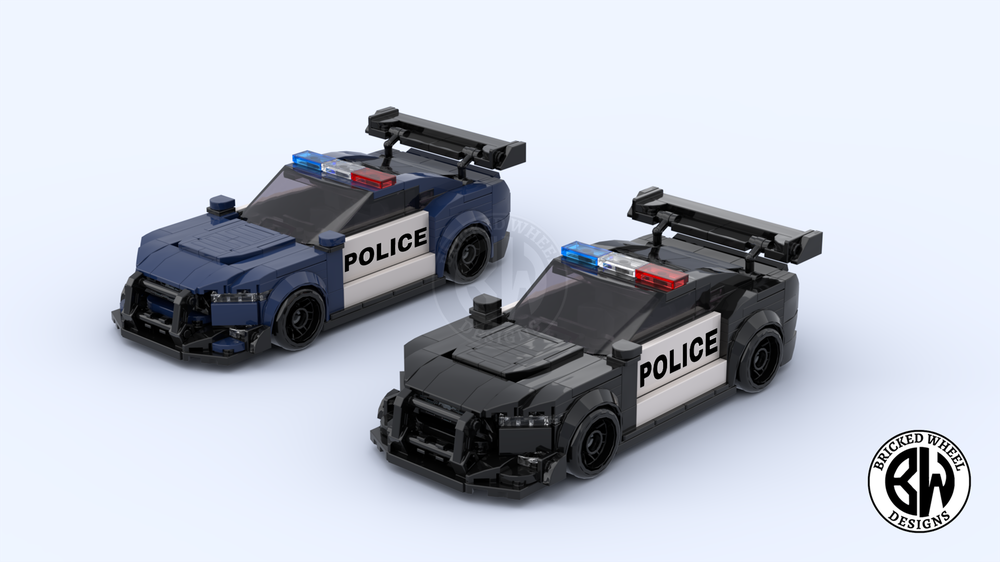 Lego 76920 Ford Police Car Mustang Dark Horse Black and Dark Blue