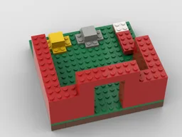 Minecraft bedwars red island
