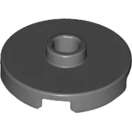 Plate Special Round 2 x 2 with Center Stud (Jumper Plate) / Dark Bluish Gray