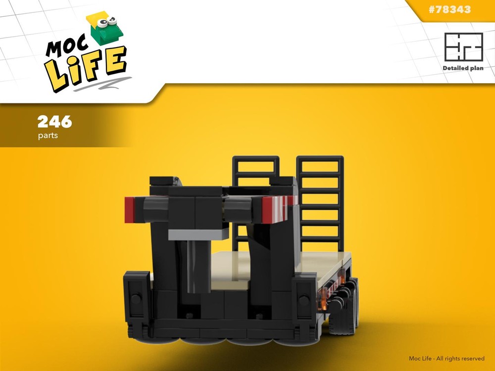 Lego Gooseneck trailer