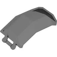Windscreen 4 x 4 x 4 2/3 with Handle / Trans-Black