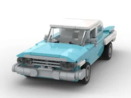 1960 Bowtie Biscayne - Medium Azure