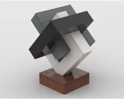 Interlocking Rings Sculpture