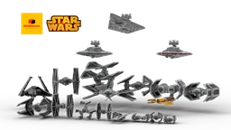 SW Imperial fleet Large Bundle : Imperial Destroyers , UCS Tie bundle , microfighters , scythe , shin hati's starfighter