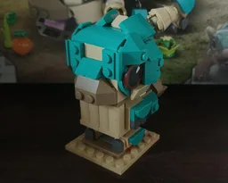 Baby Bumpy: Ankylosaurus rebuild into Brickheadz version