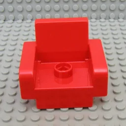 Duplo Chair with 1 Stud / Red