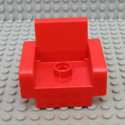 Lego Duplo Chair with 1 Stud / Red