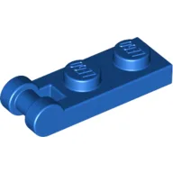 Plate Special 1 x 2 with Handle on End [Closed Ends] / Blue
