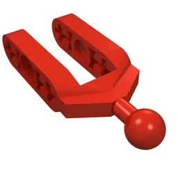 Technic Steering Knuckle Arm with Ball Joint / Red