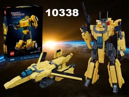 VF-1 Valkyrie (Macross) / Jetfire (g1 Transformers) using lego set 10338 Bumblebee