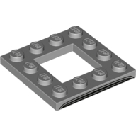 Lego Plate Special 4 x 4 with 2 x 2 Opening with Car Grill print