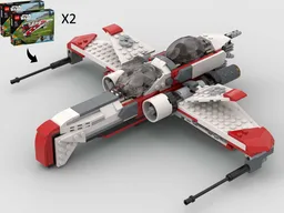 ARC-170 Starfighter - Alternate Build of 2 x 75388 Bob's Starfighter