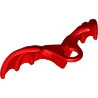 Minifig Neckwear Wings Gargoyle / Red