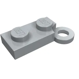 Hinge Plate 1 x 4 Swivel Base with Hole / Light Bluish Gray