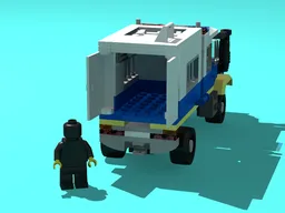 Off-road Police Van