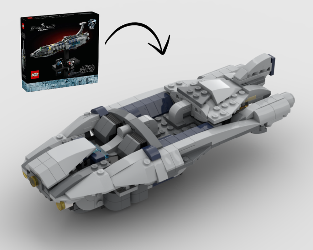 Lego Cad Bane's Speeder Alternate Build Using Set 75377