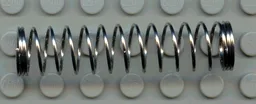 Technic, Shock Absorber 9.5L, Spring (Soft) / Chrome Silver