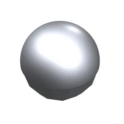 Technic Ball Joint / Metallic Silver