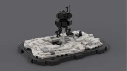 Imperial Probe Droid Diorama