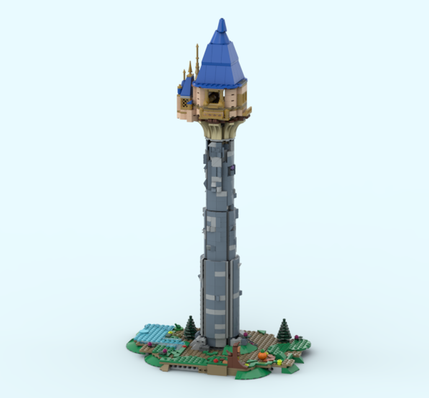Lego Rapunzel's Tower - Alternate of 43222