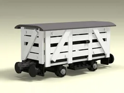 Wooden loudered wagon