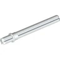 Technic Axle 5.5 with Stop [Flat Short End] / White