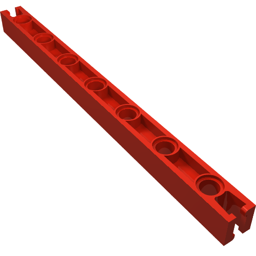 Lego Znap Beam 15, 7 Holes / Red