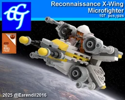 Reconnaissance X-Wing Starfighter Microfighter